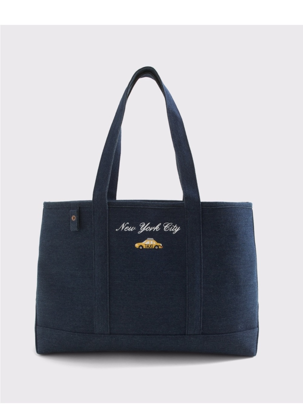 Abbode X Abercrombie & Fitch Embroidered Denim Tote - One Size